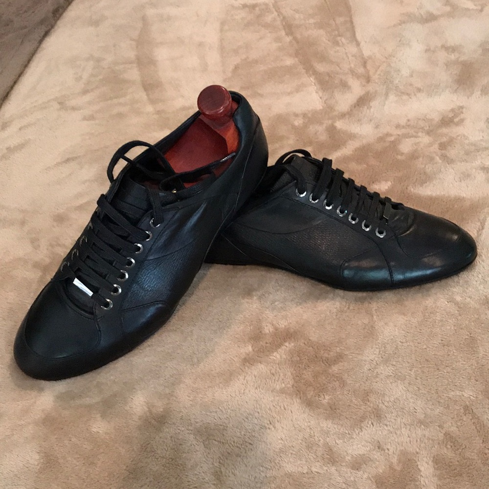 Black Hugo Boss men’s semi casual shoe